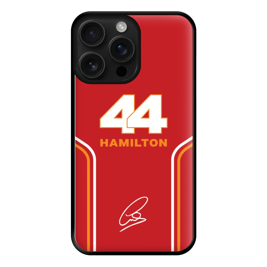 Stripes 44 Hamilton Phone Case for iPhone 16 Pro Max