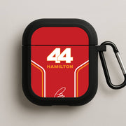 Stripes 44 Hamilton AirPods Case 1