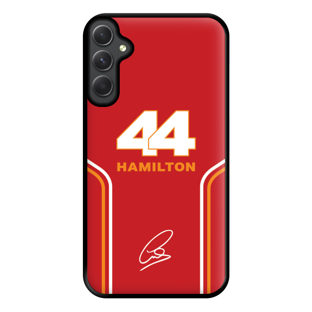 Stripes 44 Hamilton Phone Case for Galaxy A14