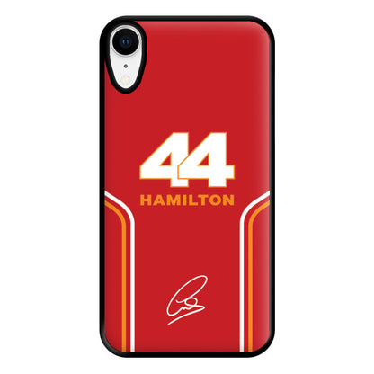 Stripes 44 Hamilton Phone Case for iPhone XR
