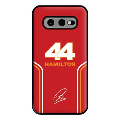 Stripes 44 Hamilton Phone Case for Galaxy S10e