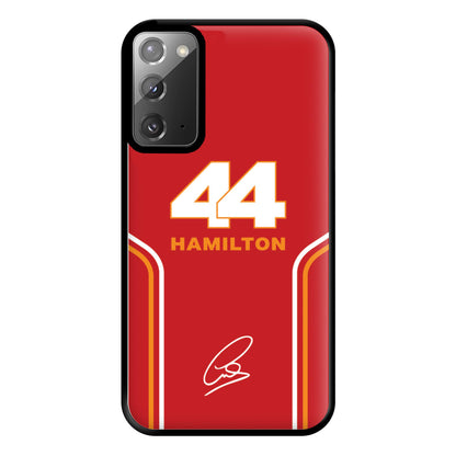 Stripes 44 Hamilton Phone Case for Galaxy Note 20 Ultra