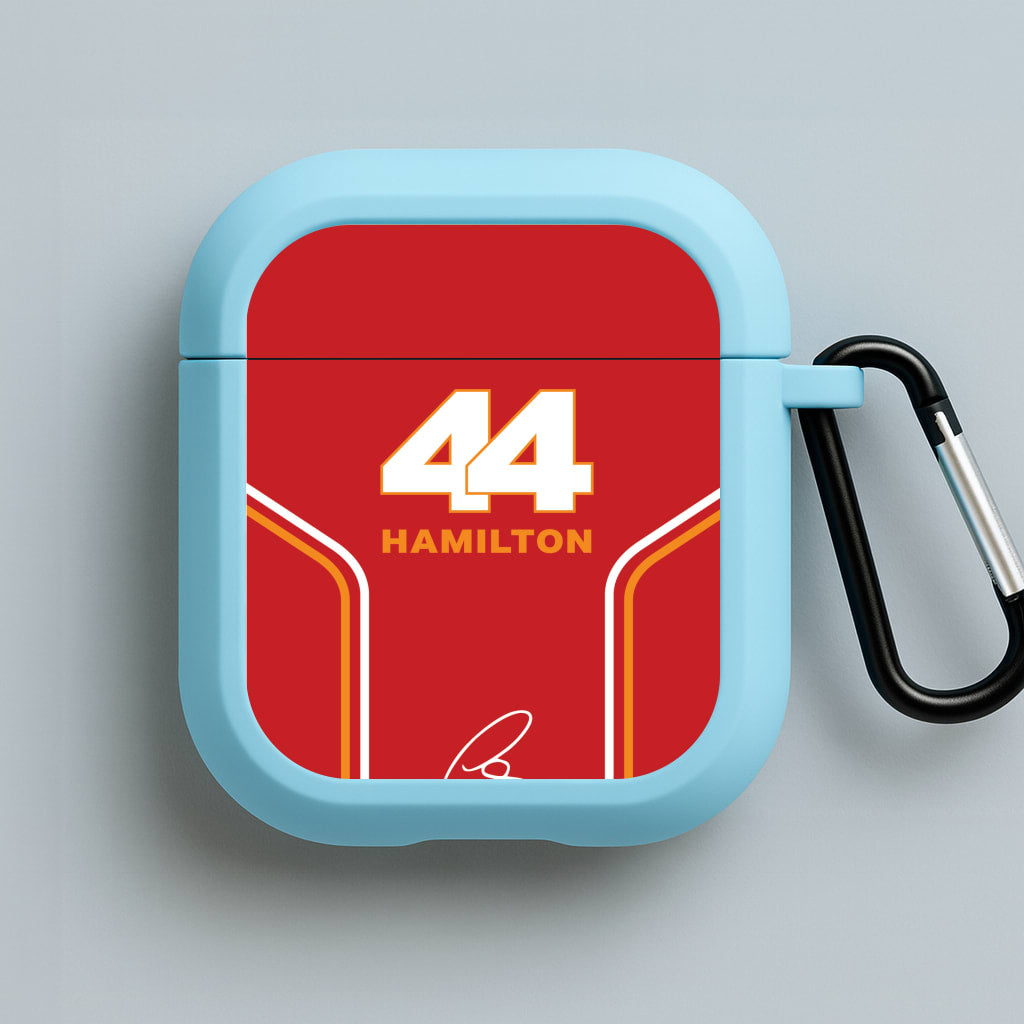 Stripes 44 Hamilton Blue AirPods Case