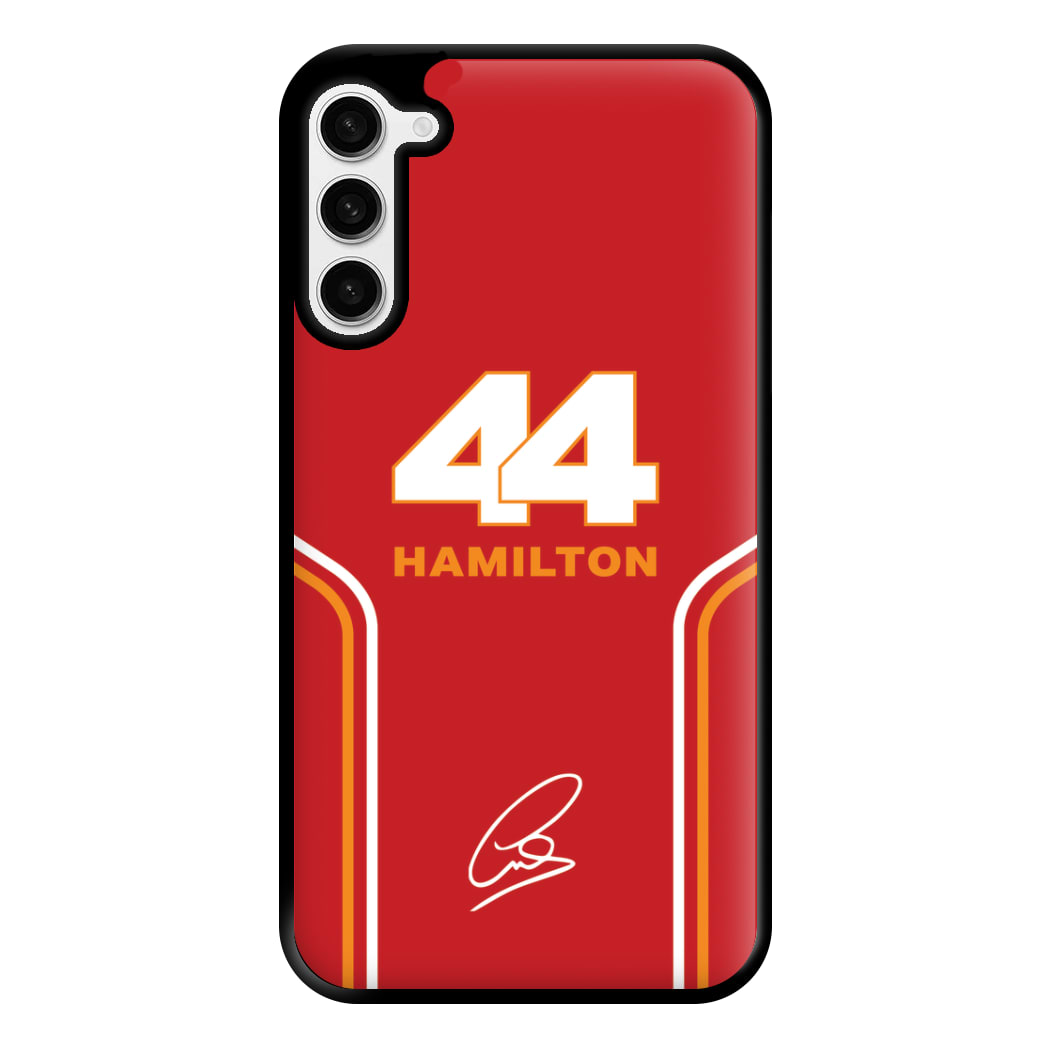Stripes 44 Hamilton Phone Case for Galaxy S23 Plus