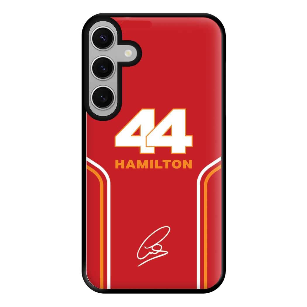 Stripes 44 Hamilton Phone Case for Galaxy S24FE