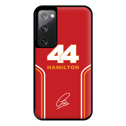 Stripes 44 Hamilton Phone Case for Galaxy S20FE