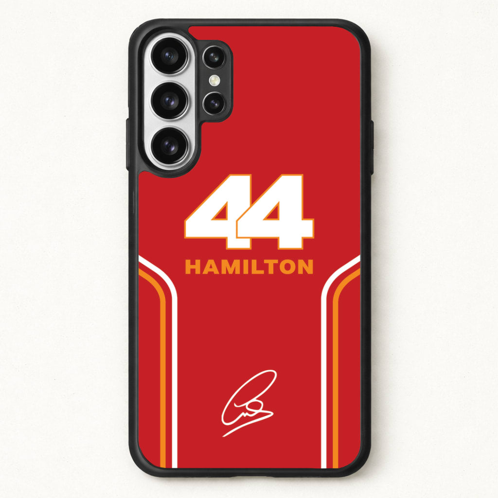 Stripes 44 Hamilton Phone Case for Galaxy S26 Ultra