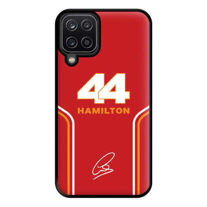 Stripes 44 Hamilton Phone Case for Galaxy A12