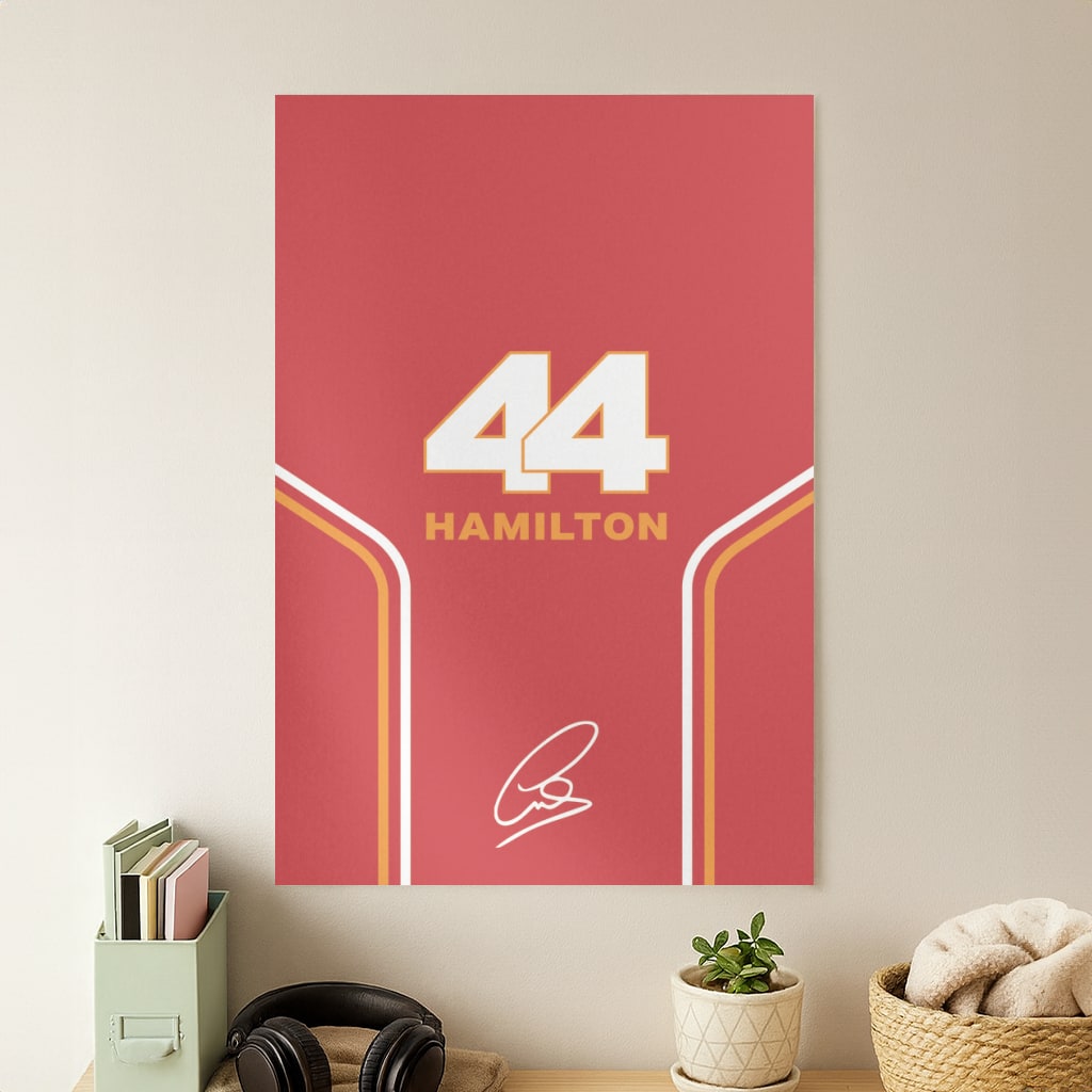 Stripes 44 Hamilton Poster