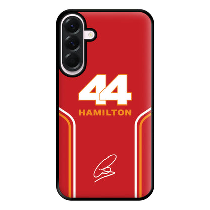 Stripes 44 Hamilton Phone Case for Galaxy A36