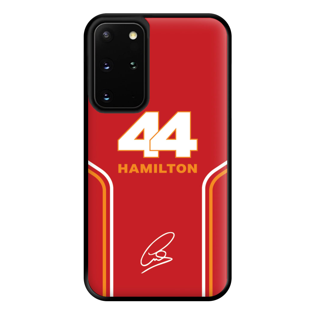 Stripes 44 Hamilton Phone Case for Galaxy S20 Plus
