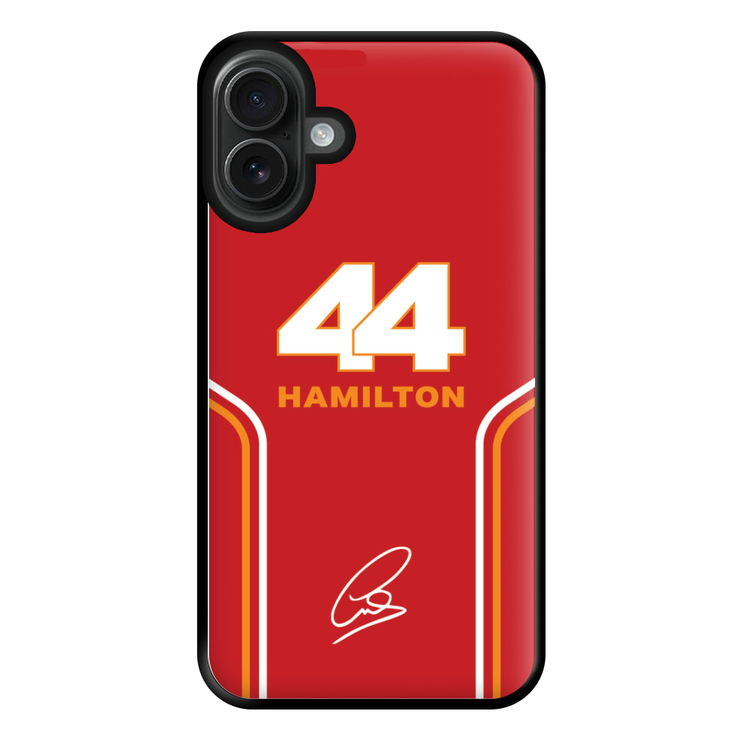 Stripes 44 Hamilton Phone Case for iPhone 16 Plus