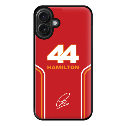 Stripes 44 Hamilton Phone Case for iPhone 16 Plus