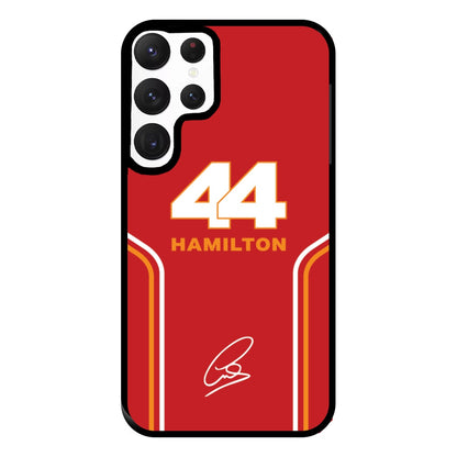 Stripes 44 Hamilton Phone Case for Galaxy S22 Ultra