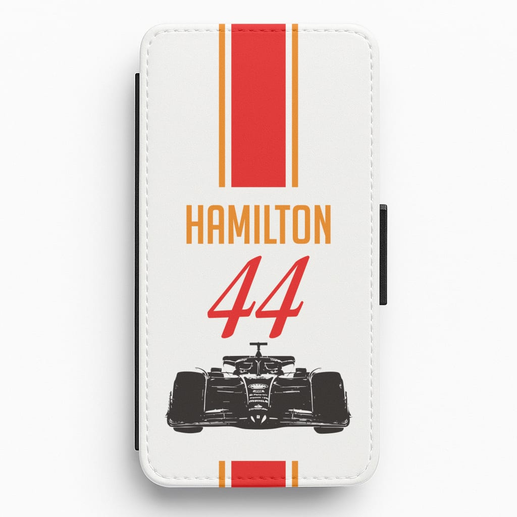 F1 Car Hamilton Flip / Wallet Phone Case