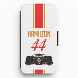F1 Car Hamilton Flip / Wallet Phone Case