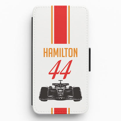 F1 Car Hamilton Flip / Wallet Phone Case