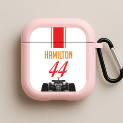 F1 Car Hamilton Pink AirPods Case