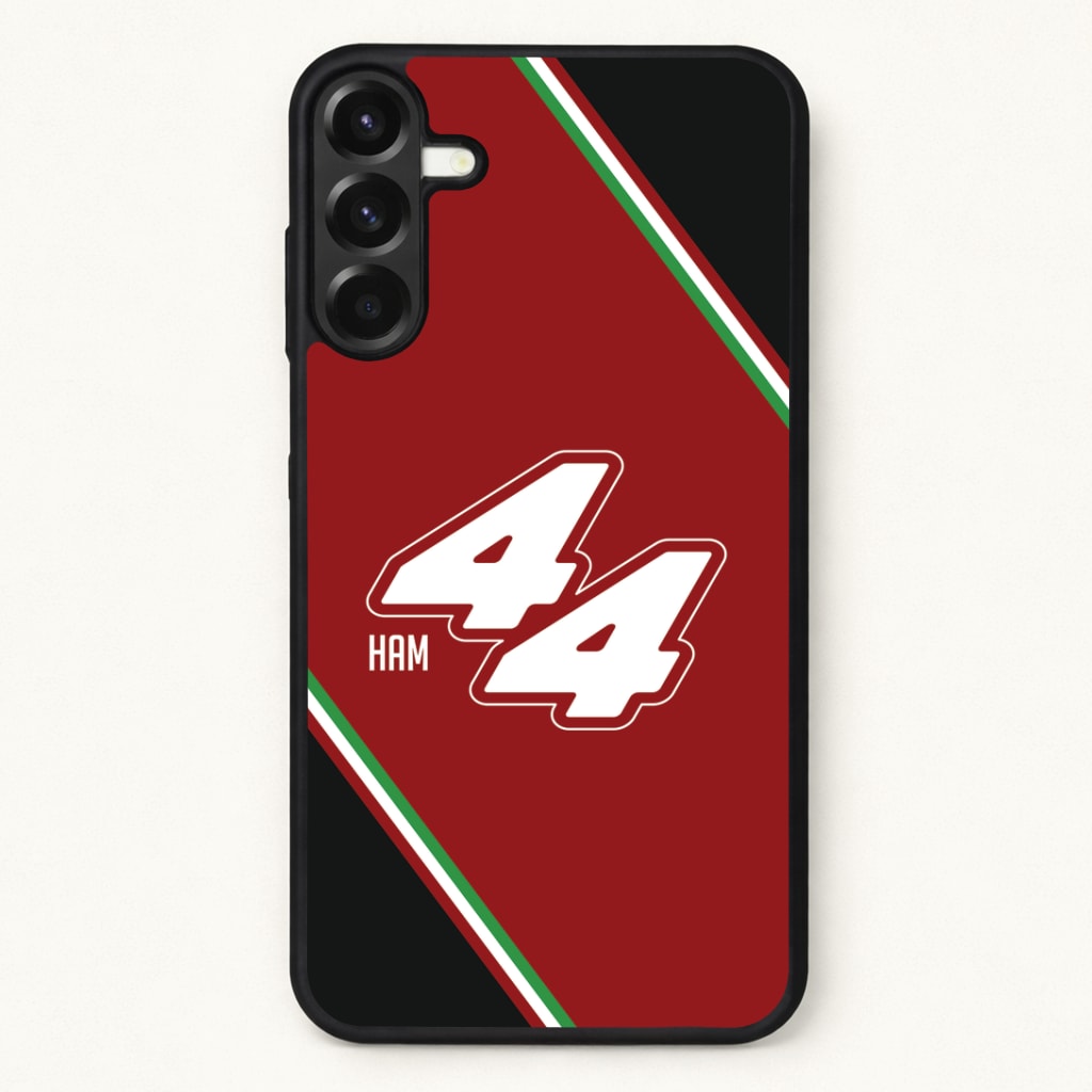 Dark Red Retro 44 Phone Case for Galaxy A17