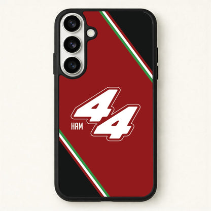 Dark Red Retro 44 Phone Case for Galaxy S26 Plus