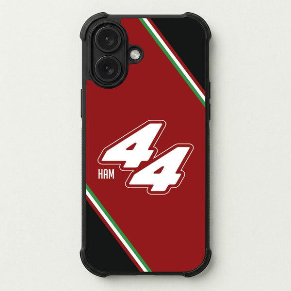 Dark Red Retro 44 Phone Case — Bumper case