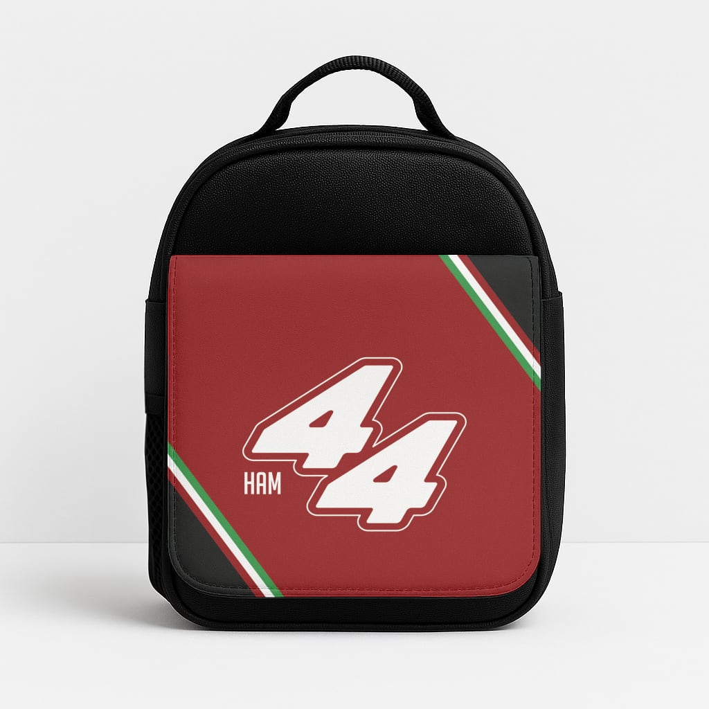 Dark Red Retro 44  Insulated Lunchbox