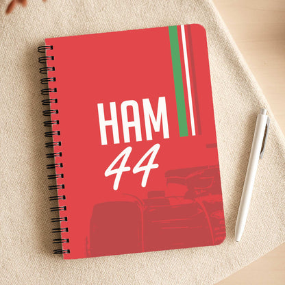 Dark Red Hamilton 44 Notepad