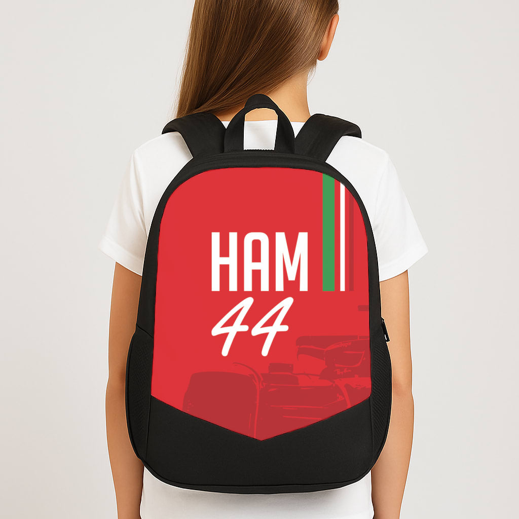 Dark Red Hamilton 44 Large School Bag