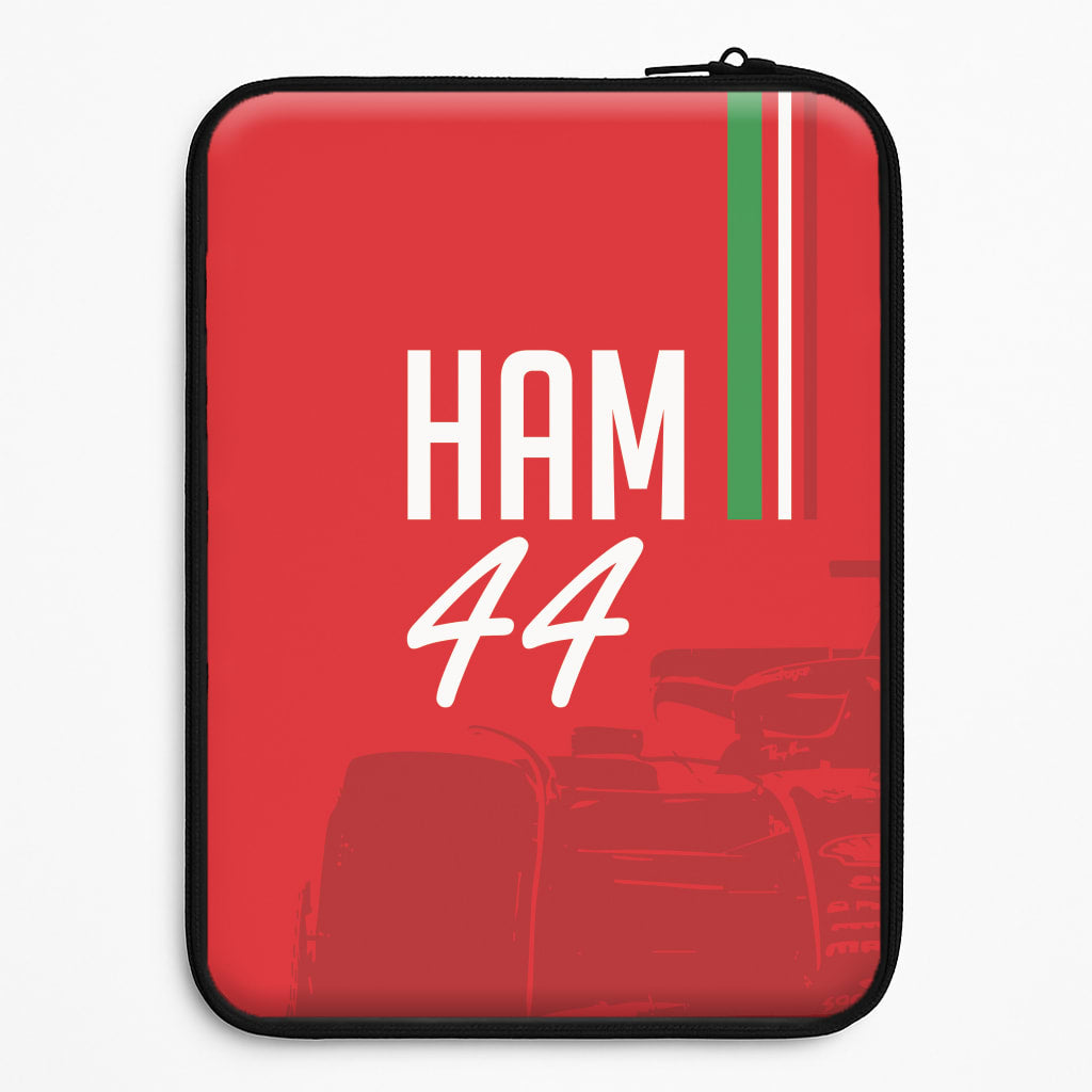 Dark Red Hamilton 44 Laptop Sleeve