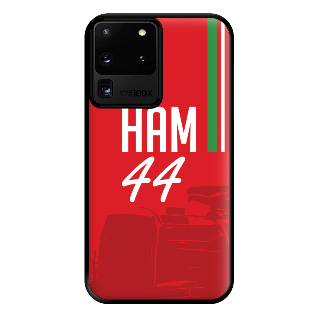 Dark Red Hamilton 44 Phone Case for Galaxy S20 Ultra