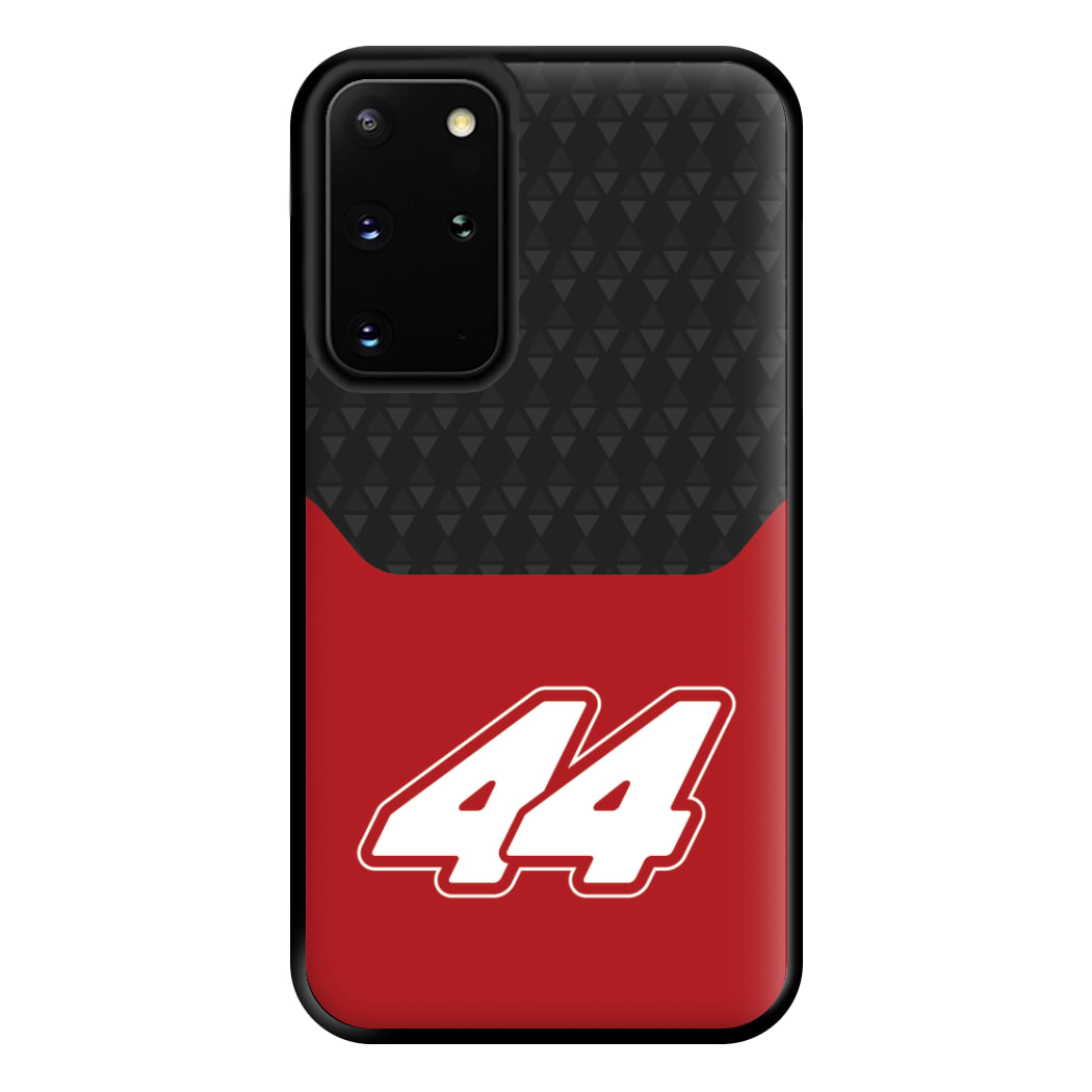Red And Gray 44 Phone Case for Galaxy S20 Plus