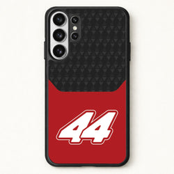 Red And Gray 44 Phone Case for Galaxy S26 Ultra