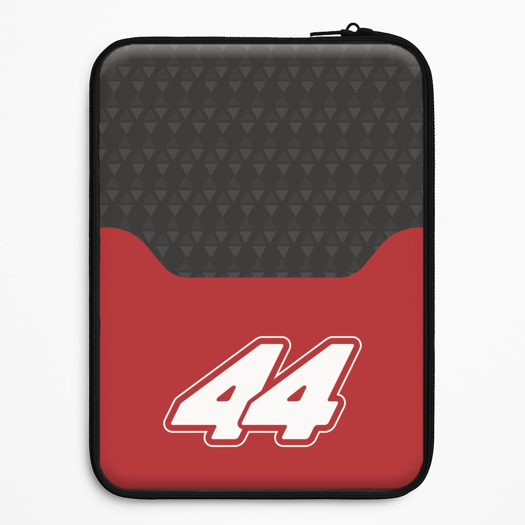Red And Gray 44 Laptop Sleeve
