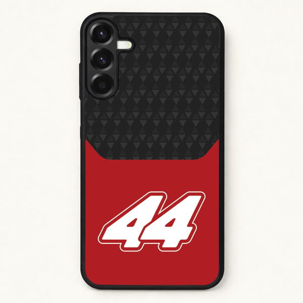 Red And Gray 44 Phone Case for Galaxy A17