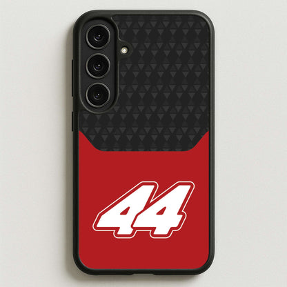 Red And Gray 44 Phone Case for Galaxy S25FE