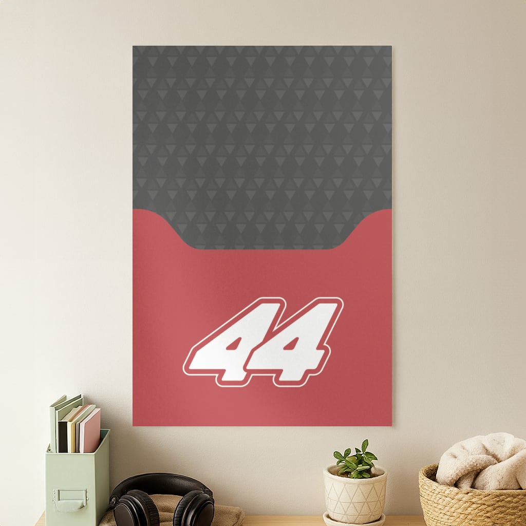 Red And Gray 44 Poster