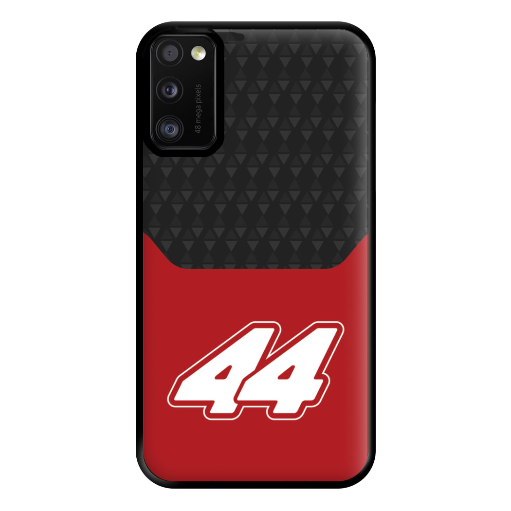 Red And Gray 44 Phone Case for Galaxy A41