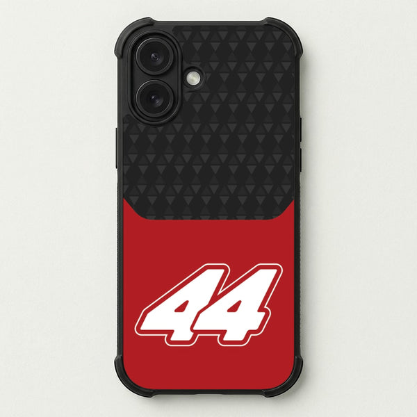 Red And Gray 44 Phone Case — Bumper case