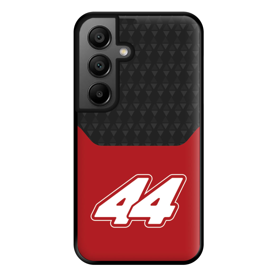 Red And Gray 44 Phone Case for Galaxy A56