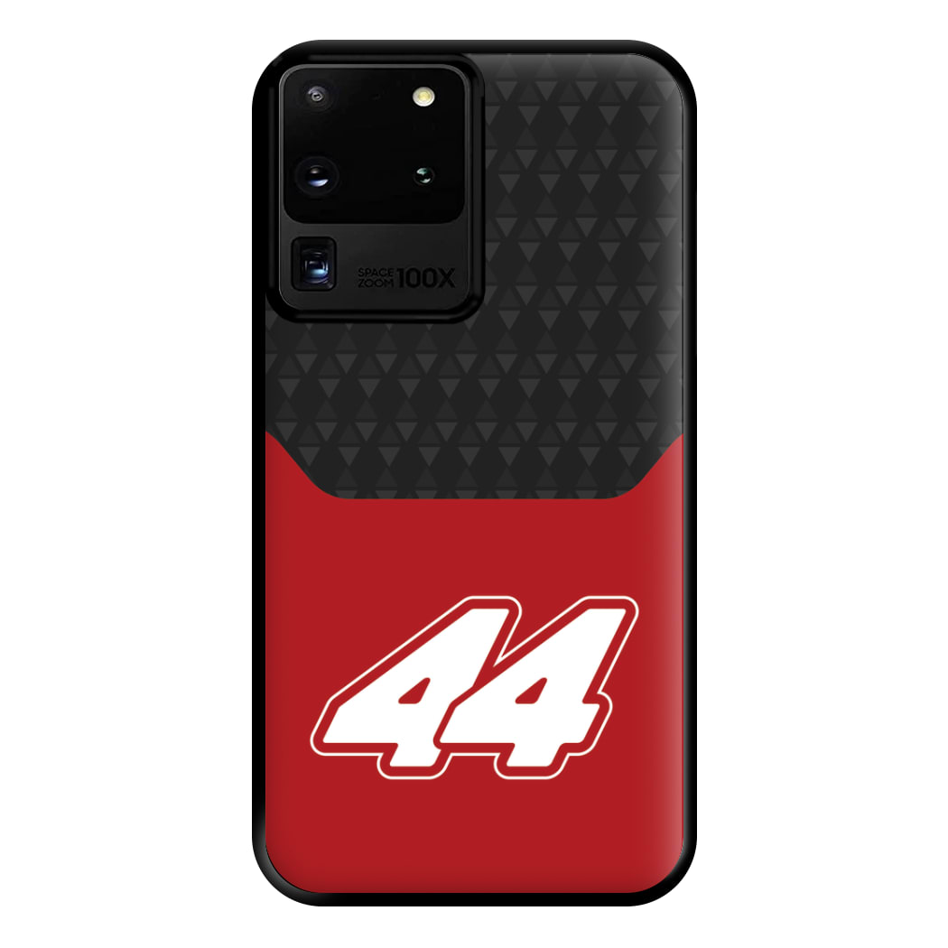 Red And Gray 44 Phone Case for Galaxy S20 Ultra