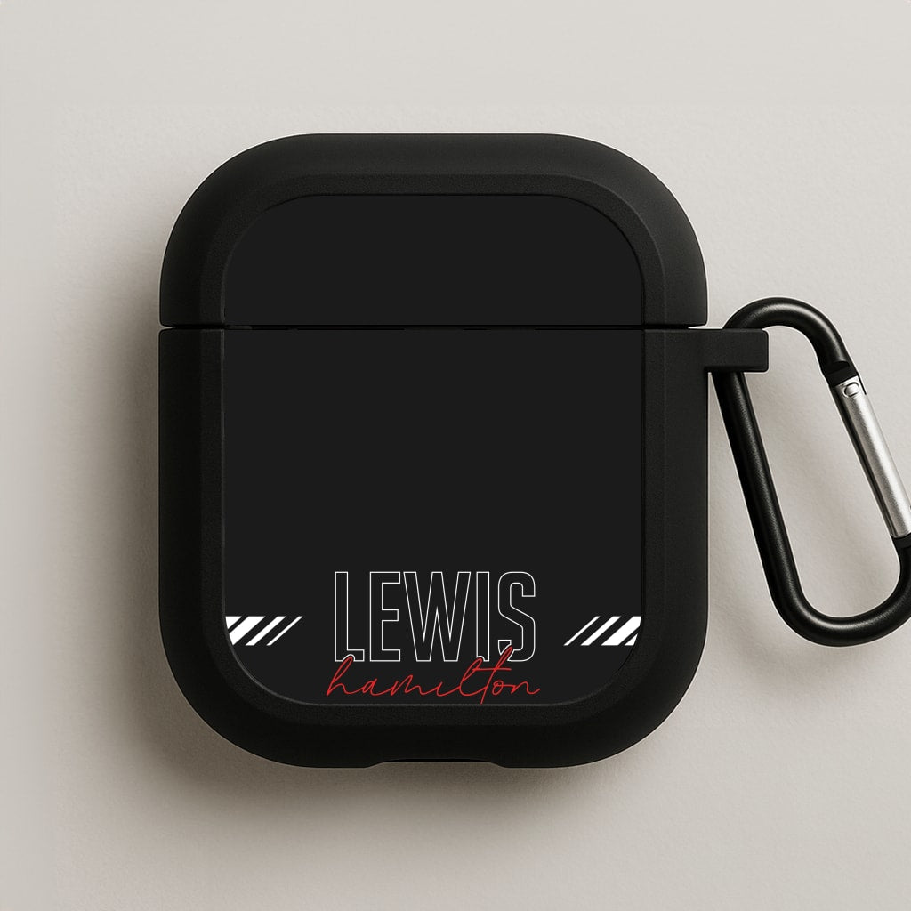 Racer Stripes Hamilton AirPods Case