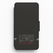 Racer Stripes Hamilton Flip / Wallet Phone Case 1