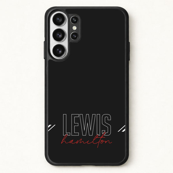 Racer Stripes Hamilton Phone Case for Galaxy S26 Ultra
