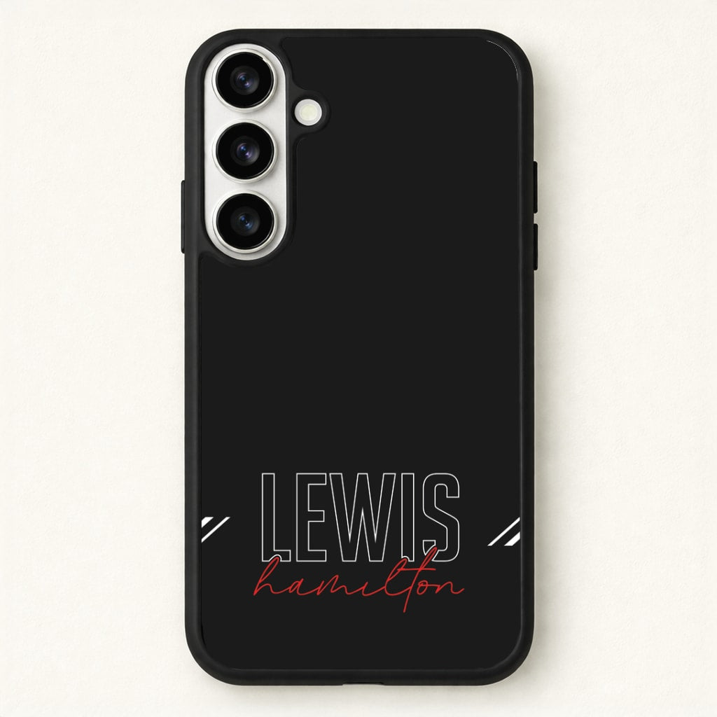 Racer Stripes Hamilton Phone Case for Galaxy S26 Plus
