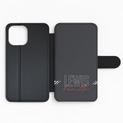 Racer Stripes Hamilton Flip / Wallet Phone Case 2
