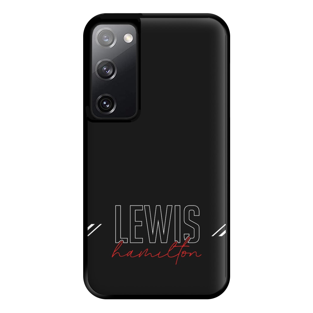 Racer Stripes Hamilton Phone Case for Galaxy S20