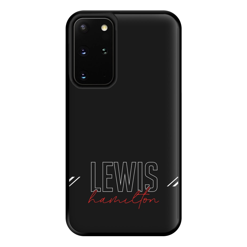Racer Stripes Hamilton Phone Case for Galaxy S20 Plus