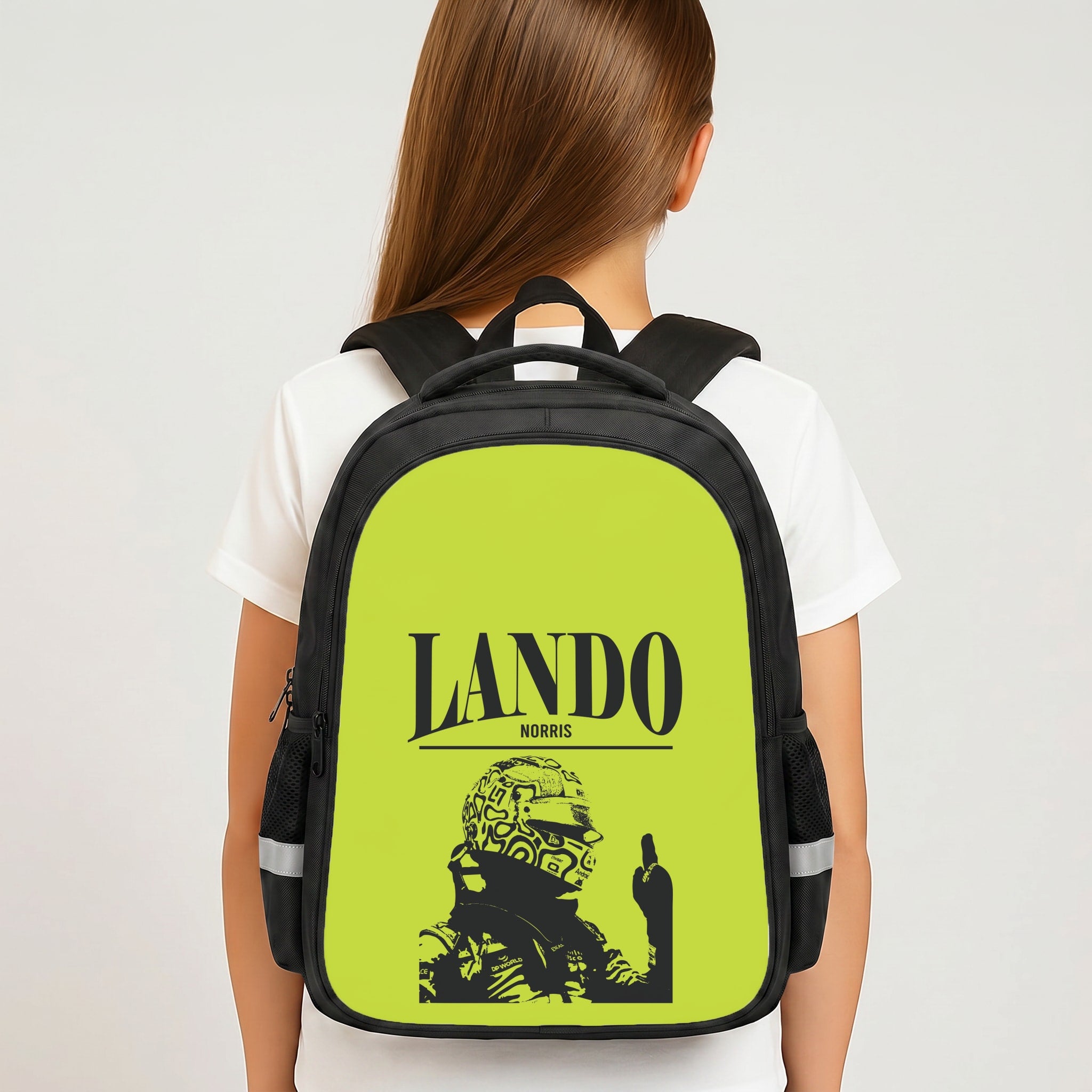 Lando Black And Green  Backpack