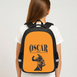 Oscar Orange And Black Backpack