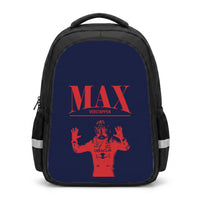 Max Blue And Red Backpack